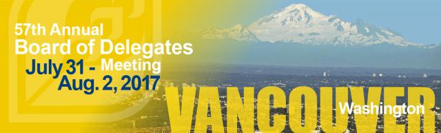 57th Annual Board of Delegates Meeting, Vancouver