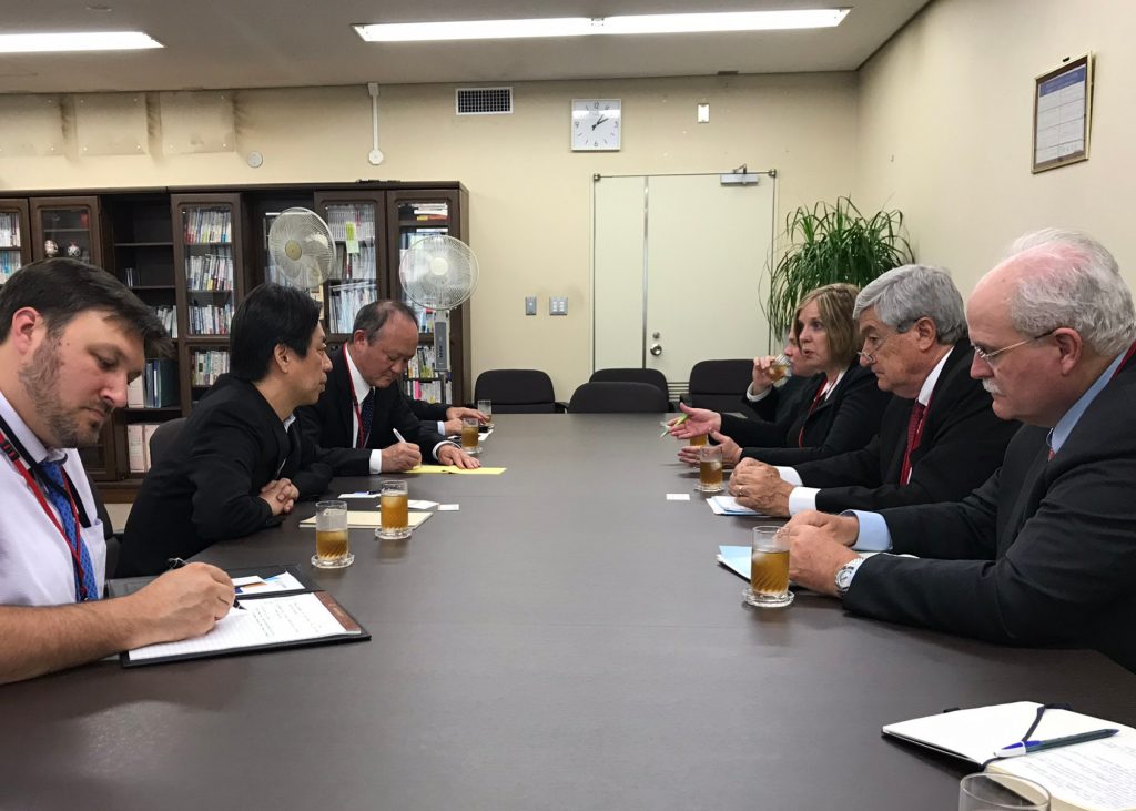 USGC officers at a meeting in Japan
