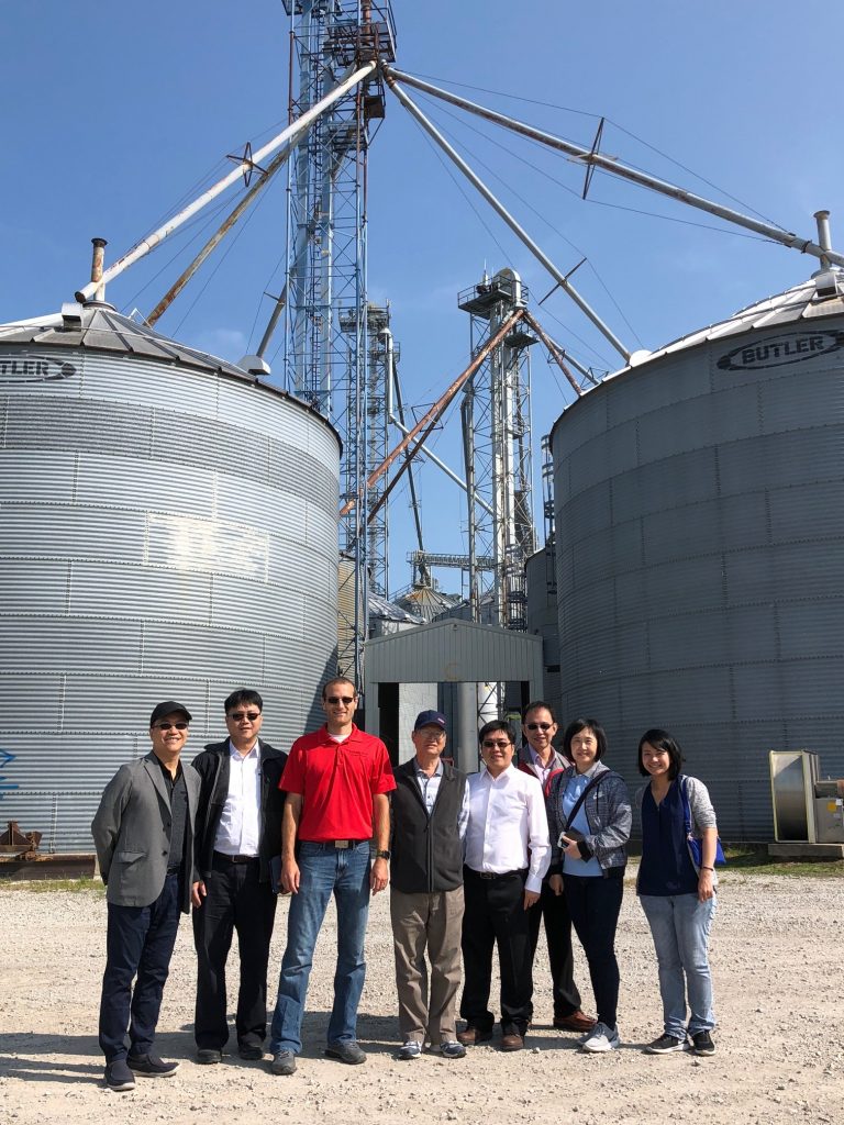 Taiwan Grain Quality Survey Team - on-farm storage