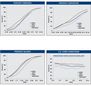 image of graphs on corn quality