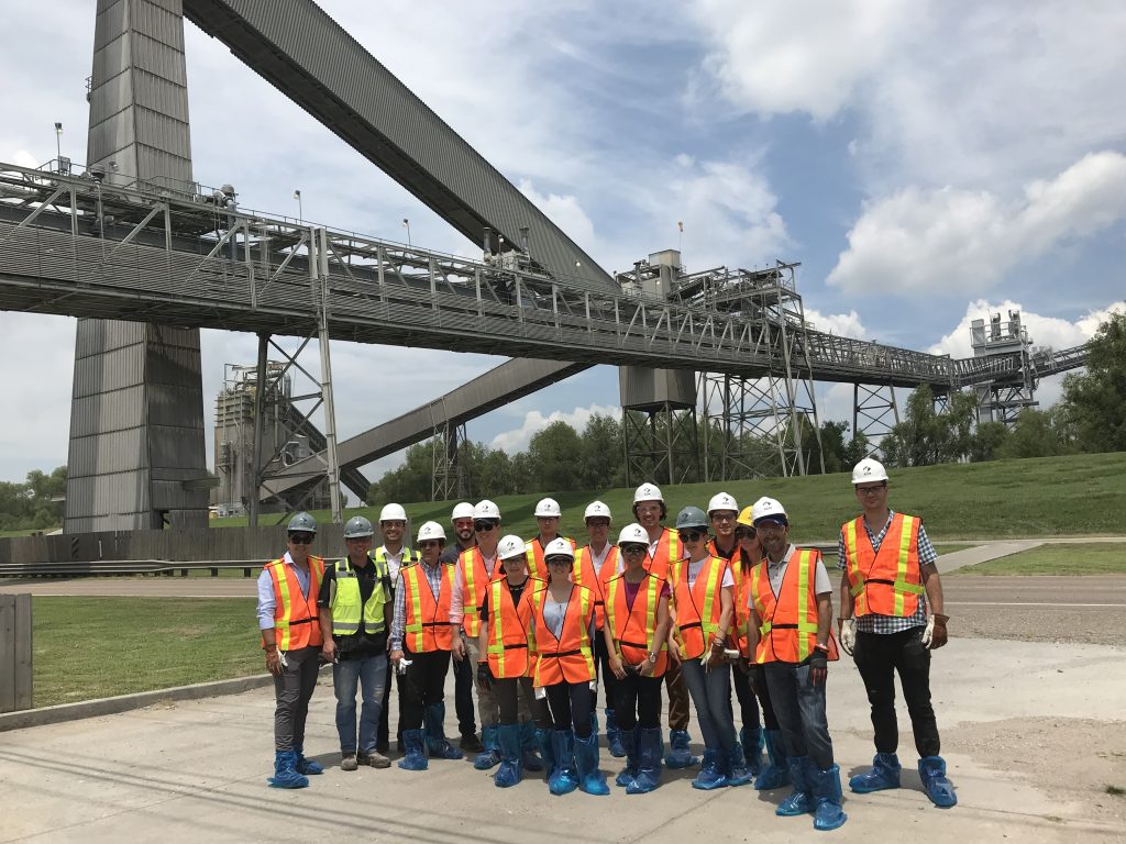 Export Elevator- group photo of team standing in front of export elevator