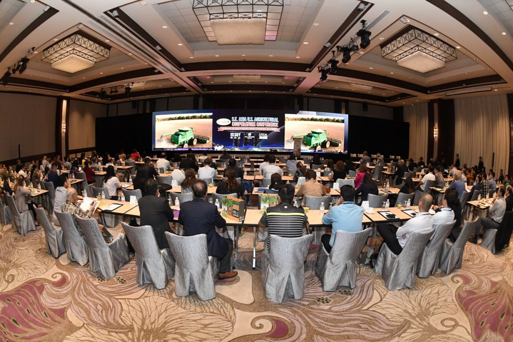 SEA Buyers Conference- aerial view of audience and stage