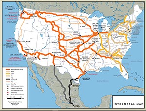 Freight Train Tracker Map Railways Keep U.s. Grains Chugging Down The Track To Export Market - U.s.  Grains Council