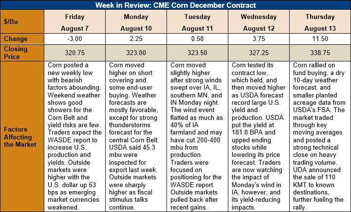 Market Perspectives – August 18, 2022 - U.S. GRAINS COUNCIL