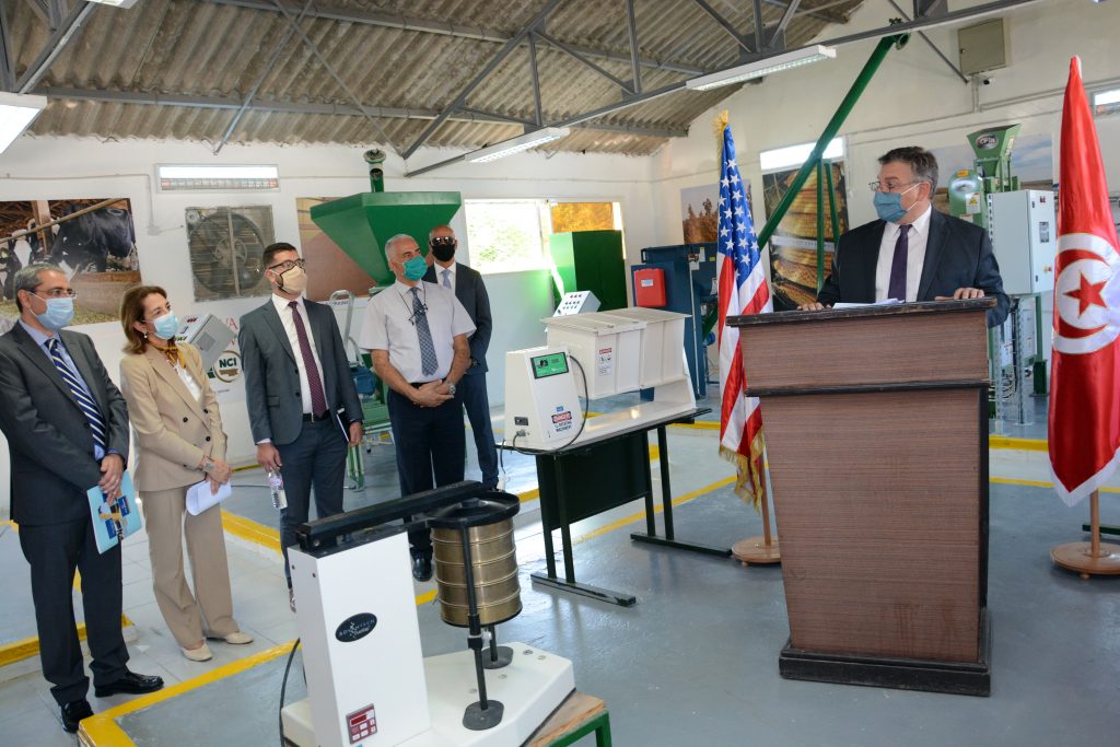 Ribbon Cutting at Tunisia Feed Center