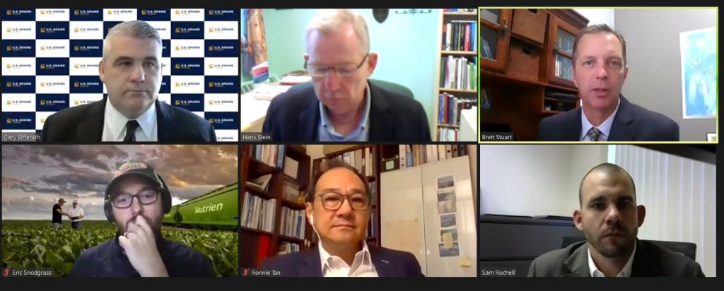 Online Conference Between Six People