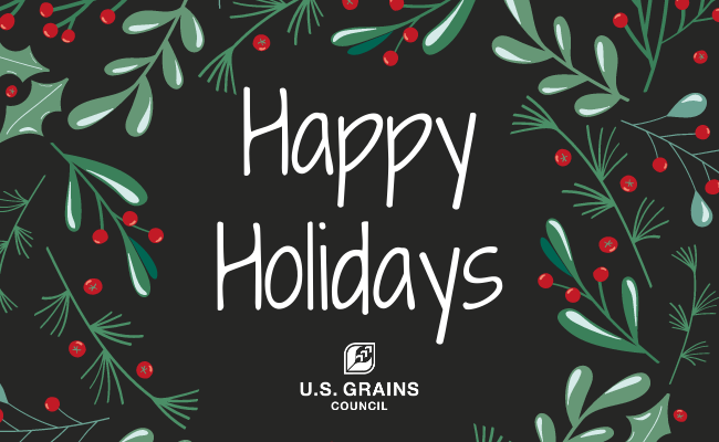 U.S. Grains Council Happy Holidays Cover