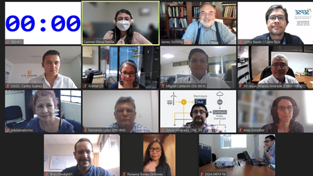 screenshot of many people on a Zoom call