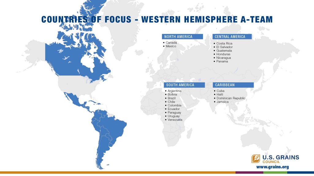 image of a map focused on the western hemisphere