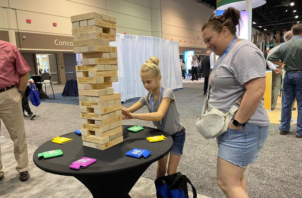 image of kid playing Jenga