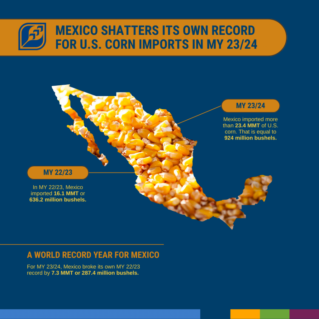 Mexico corn import record