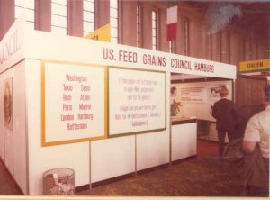 A conference booth